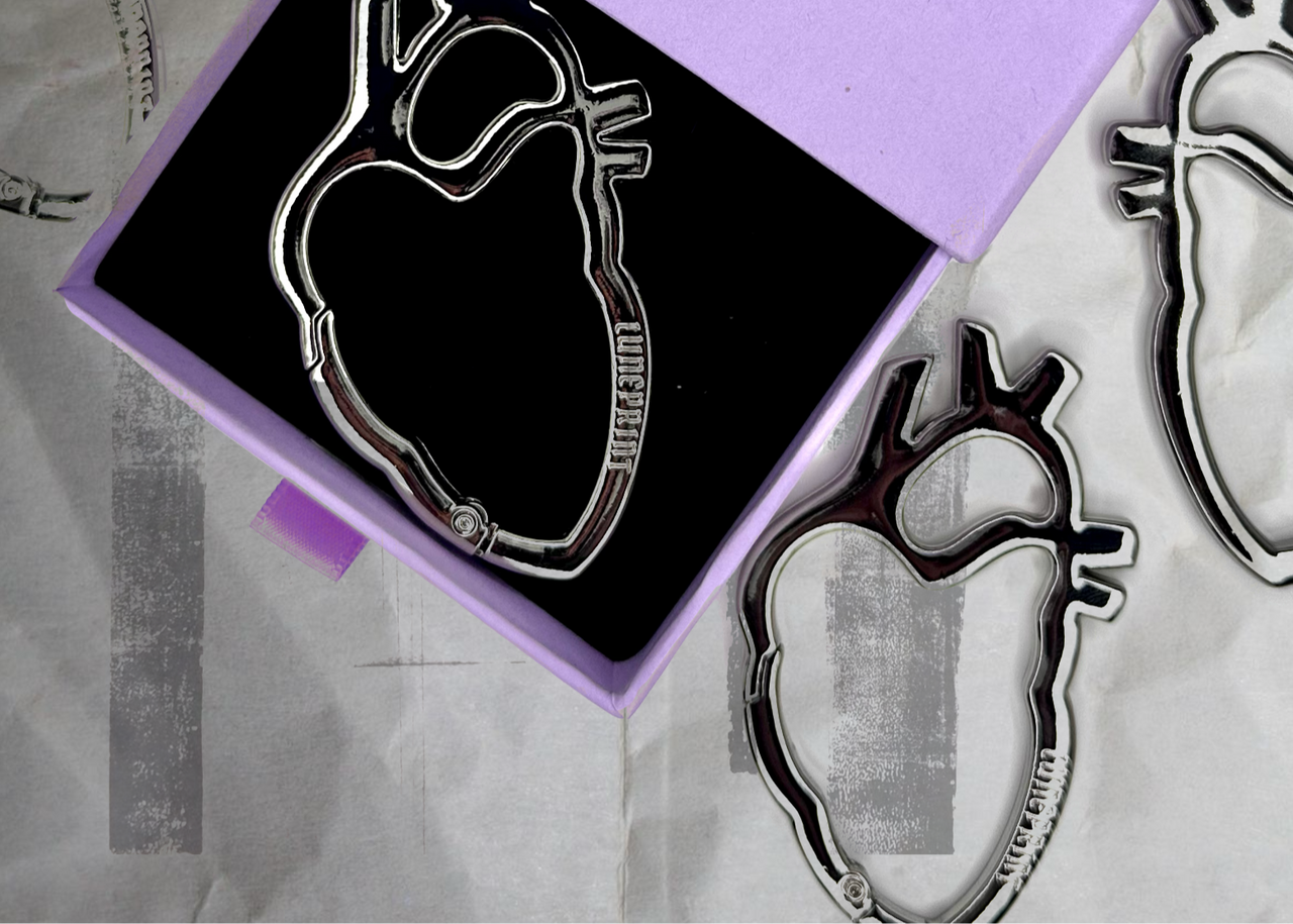 Anatomical Heart Carabiner