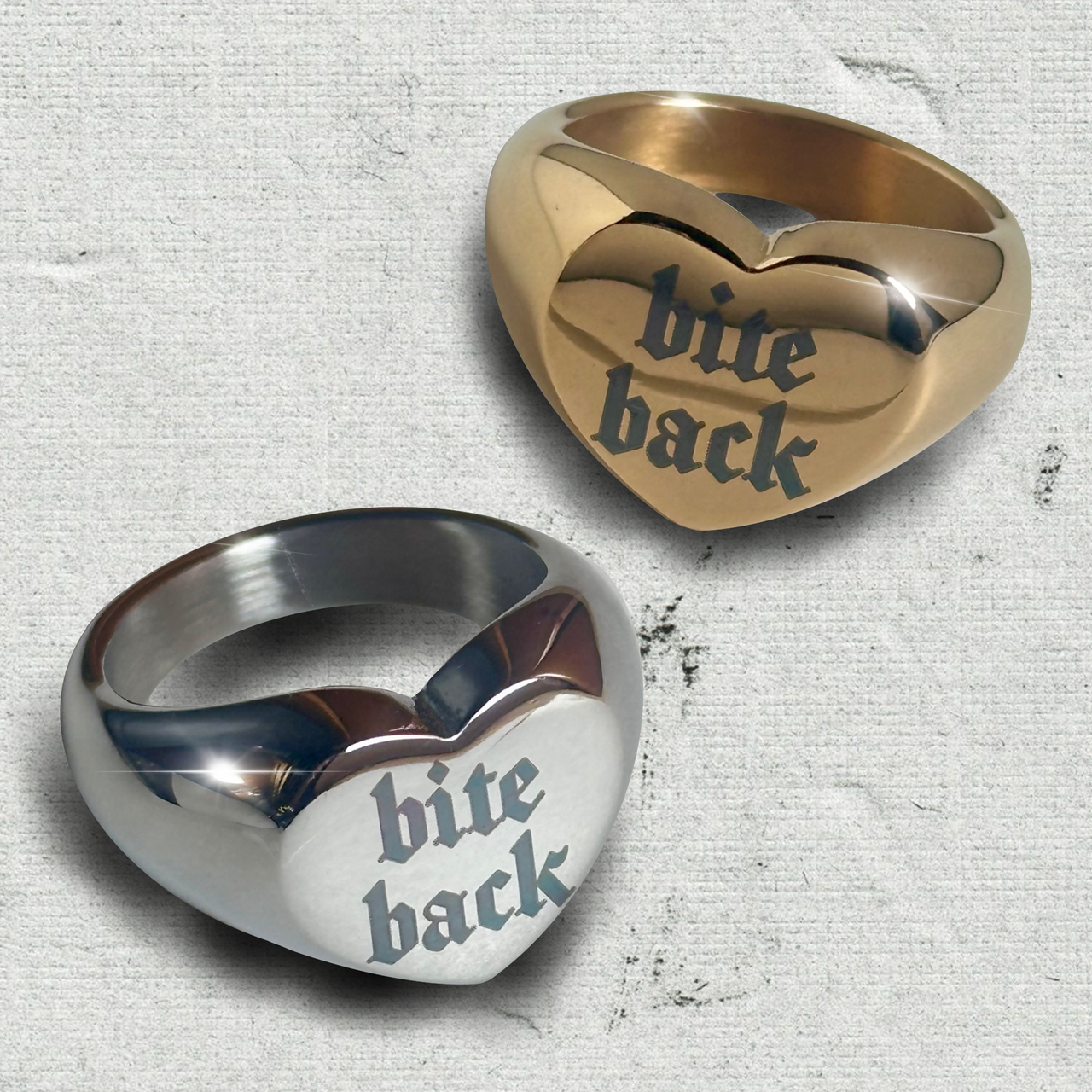 Bite Back Heart Ring