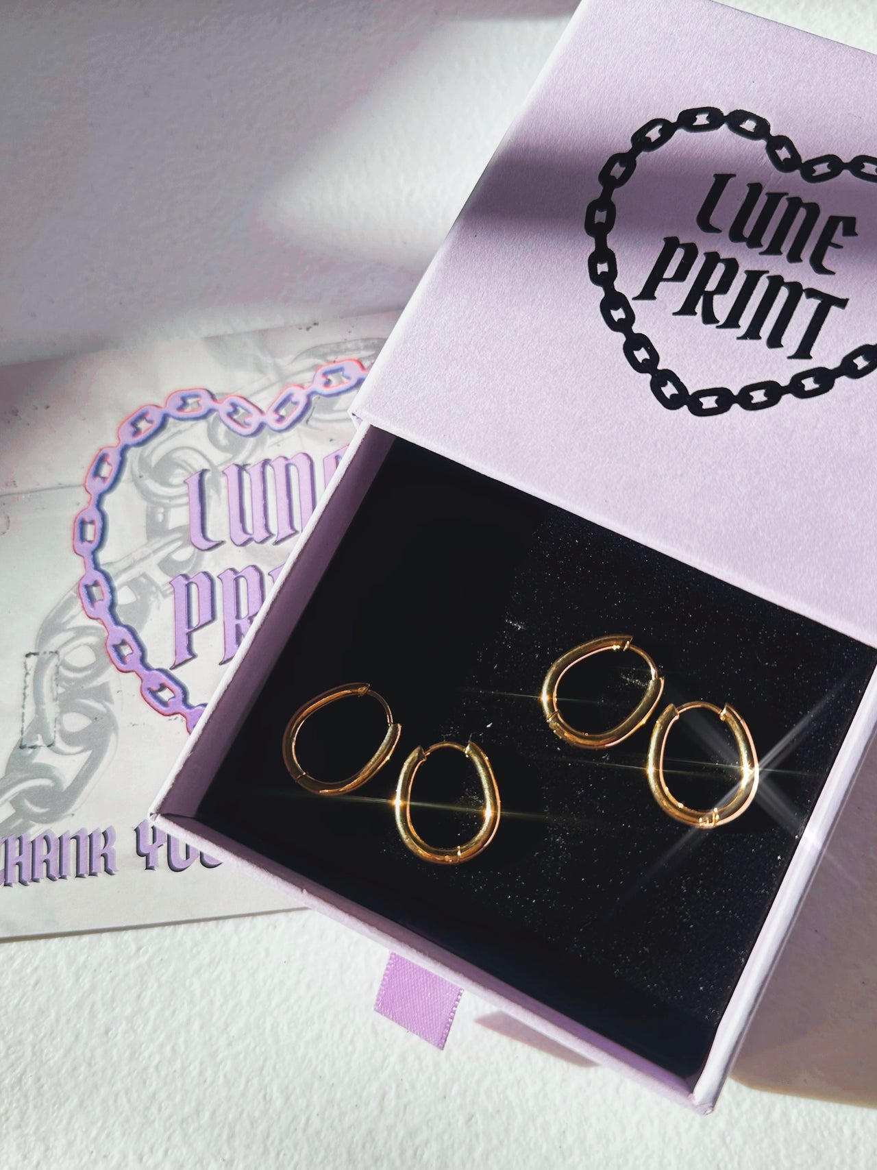 Teardrop Hoops
