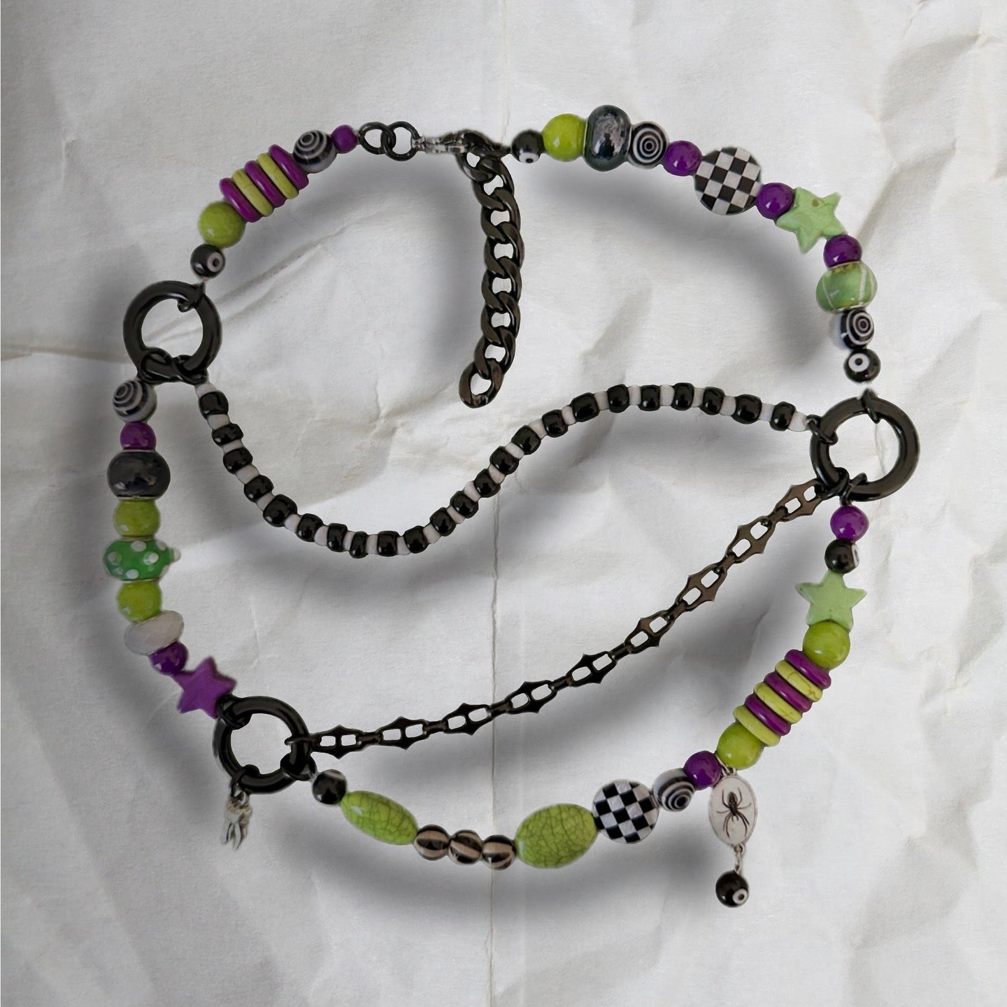 Halloween / Fall- Beaded Jewelry Collection: NECKLACES