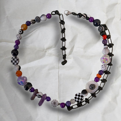 Halloween / Fall- Beaded Jewelry Collection: NECKLACES