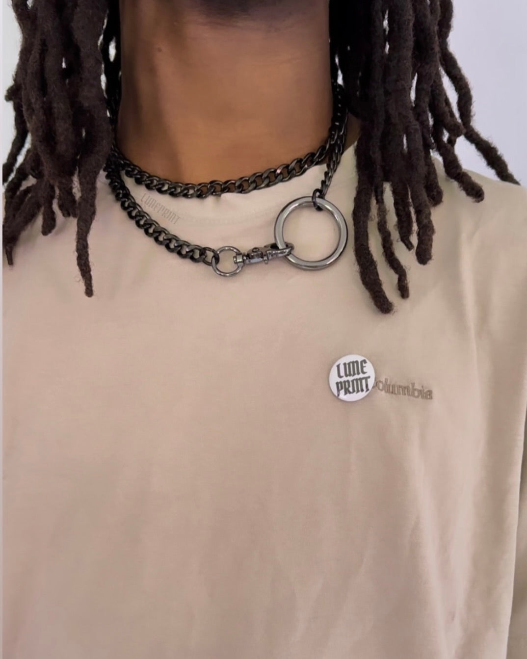 Classic Gunmetal Loop Choker – LunePrint