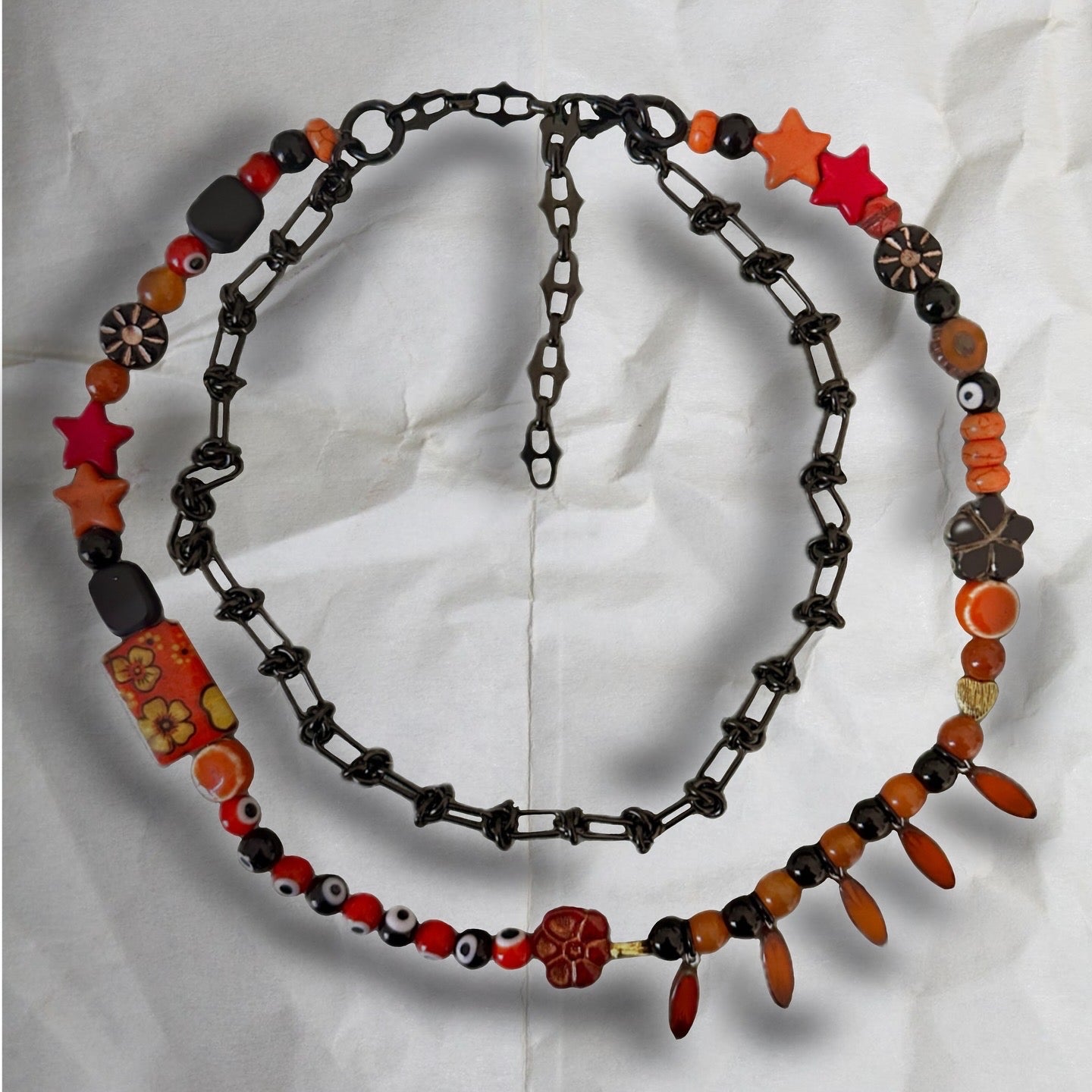 Halloween / Fall- Beaded Jewelry Collection: NECKLACES