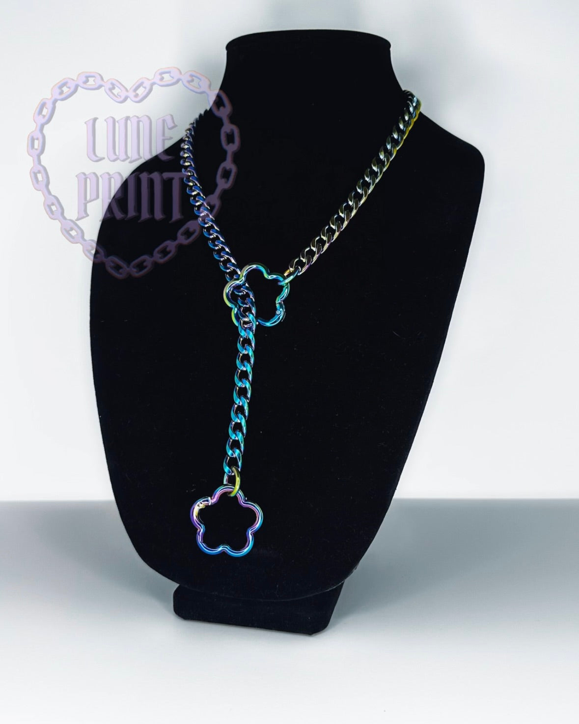 Rainbow Flower Slip Chain