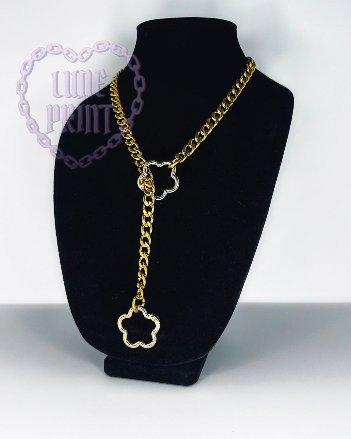 Gold Flower Slip Chain