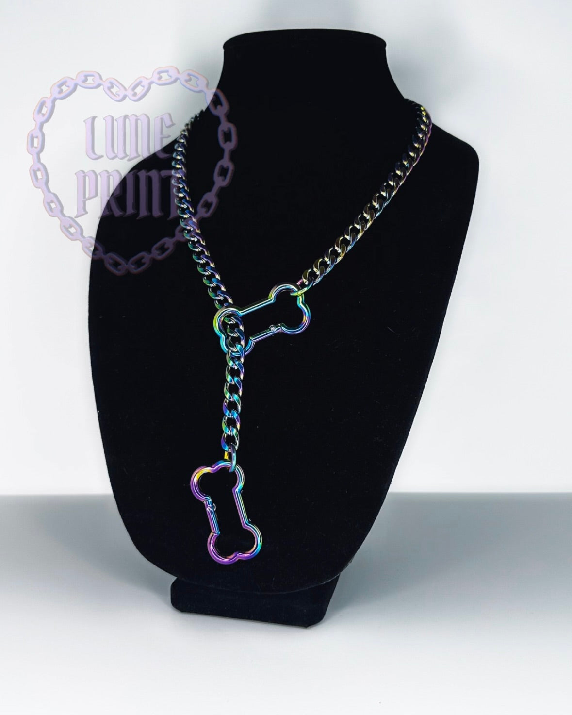 Rainbow Bone Slip Chain