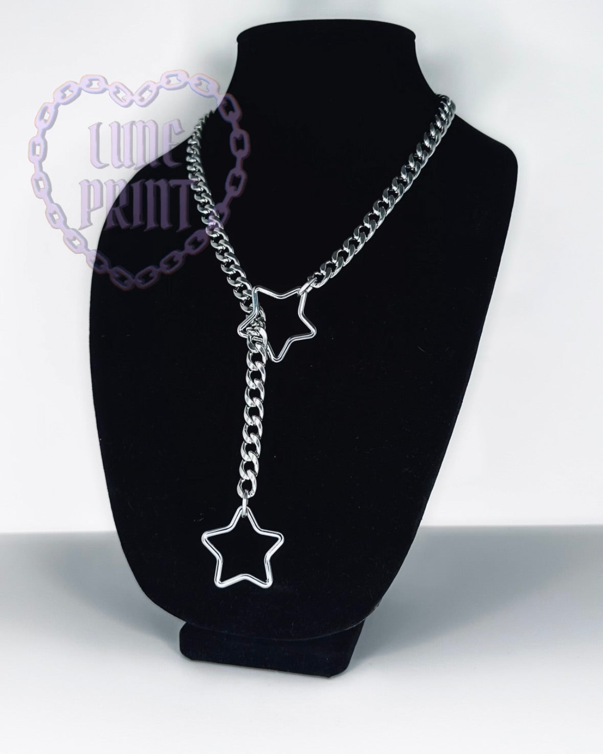 Silver Star Slip Chain