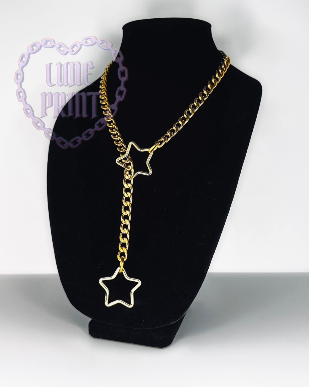 Gold Star Slip Chain