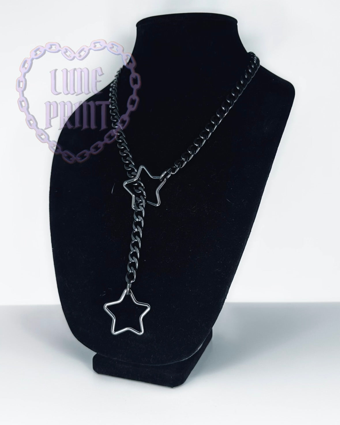 Gunmetal Star Slip Chain