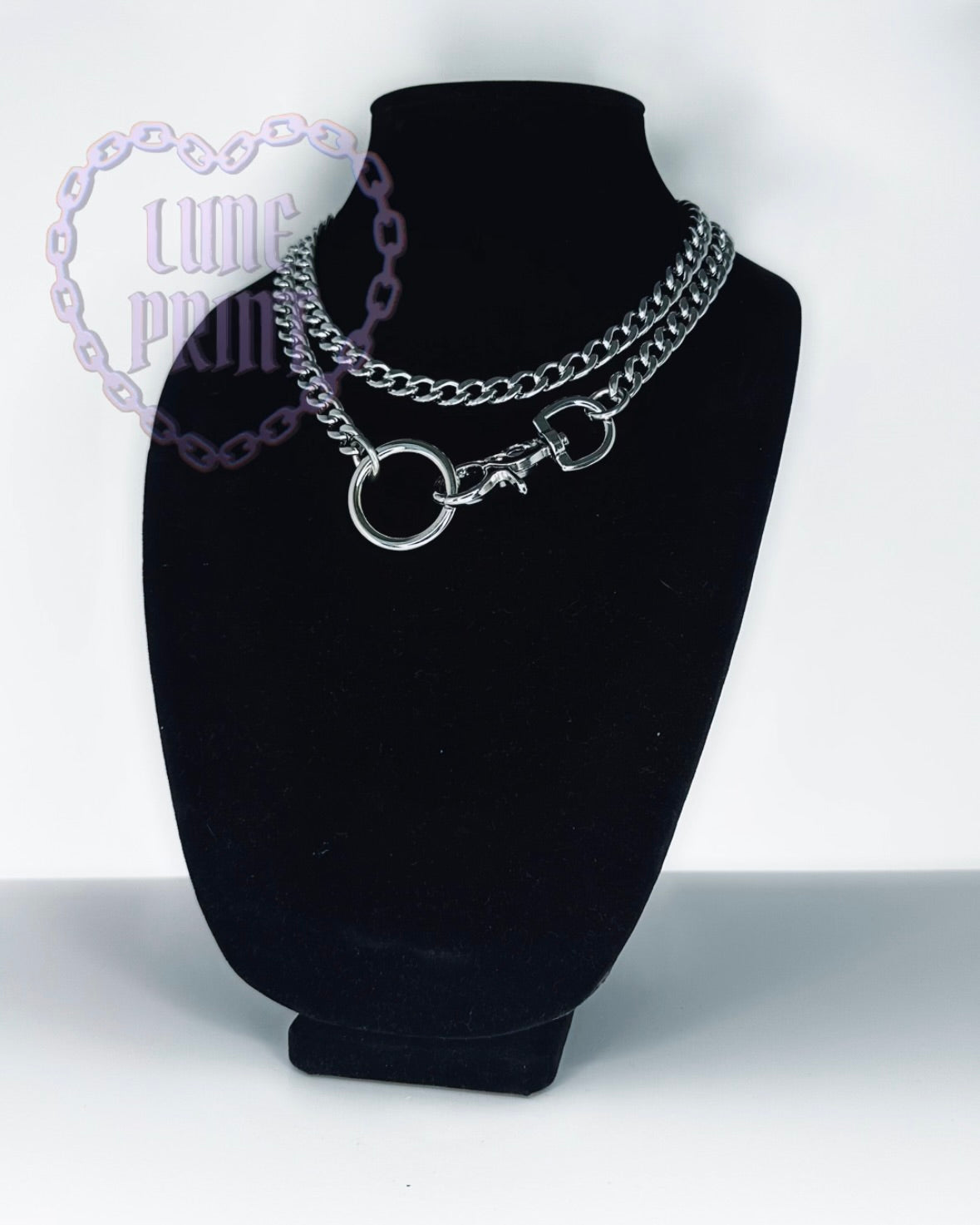 Classic Silver Loop Choker - LunePrint
