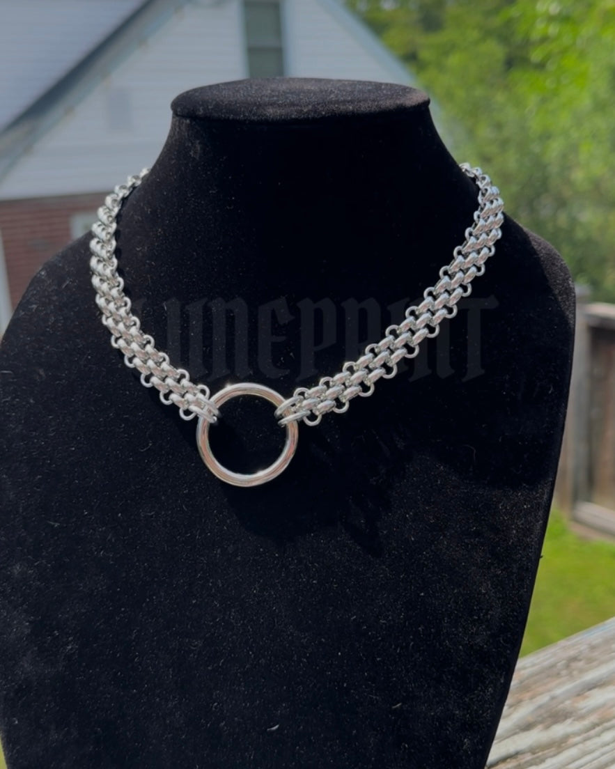 Silver Classic Bubble Choker