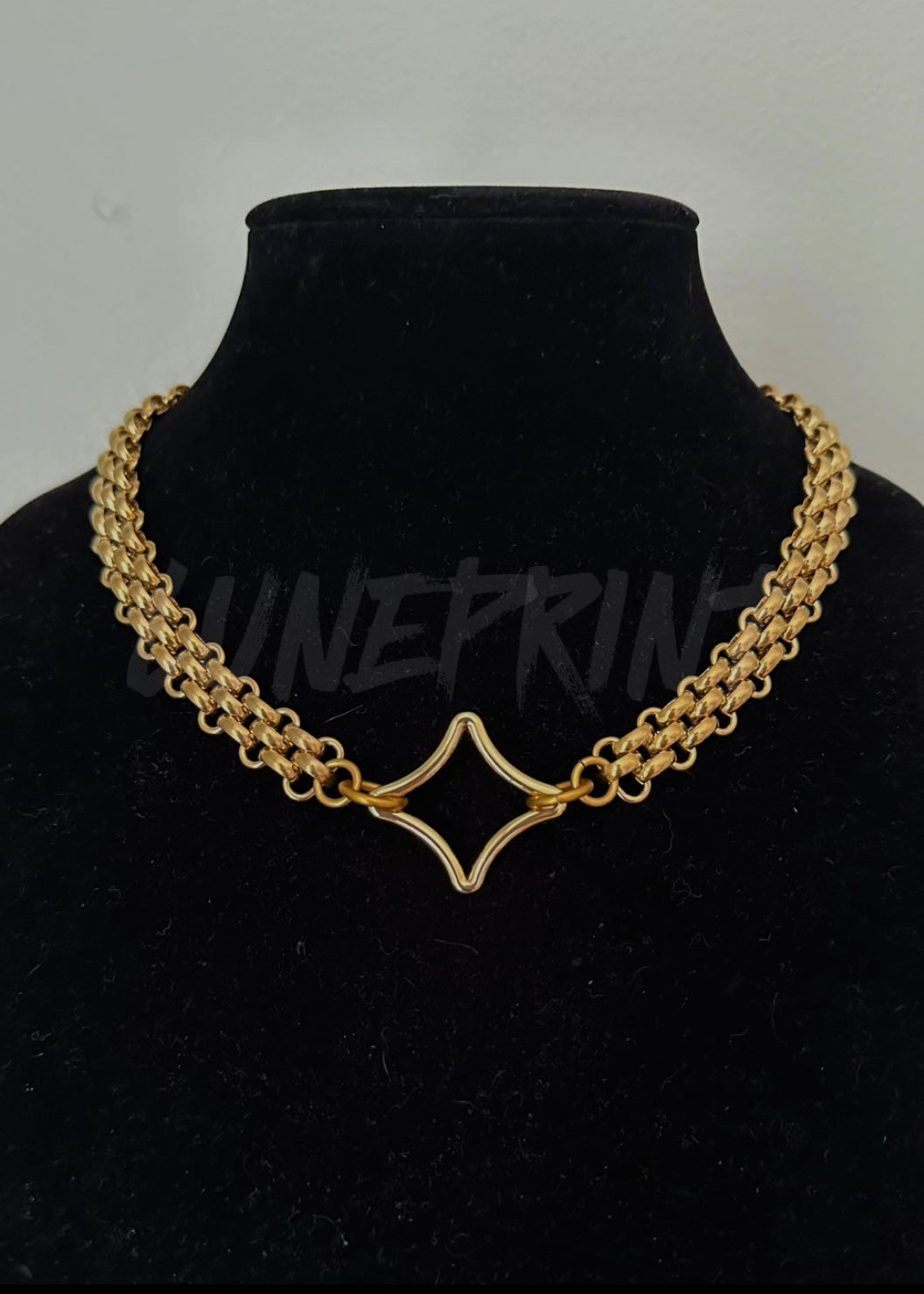 Gold Sparkle Bubble Choker