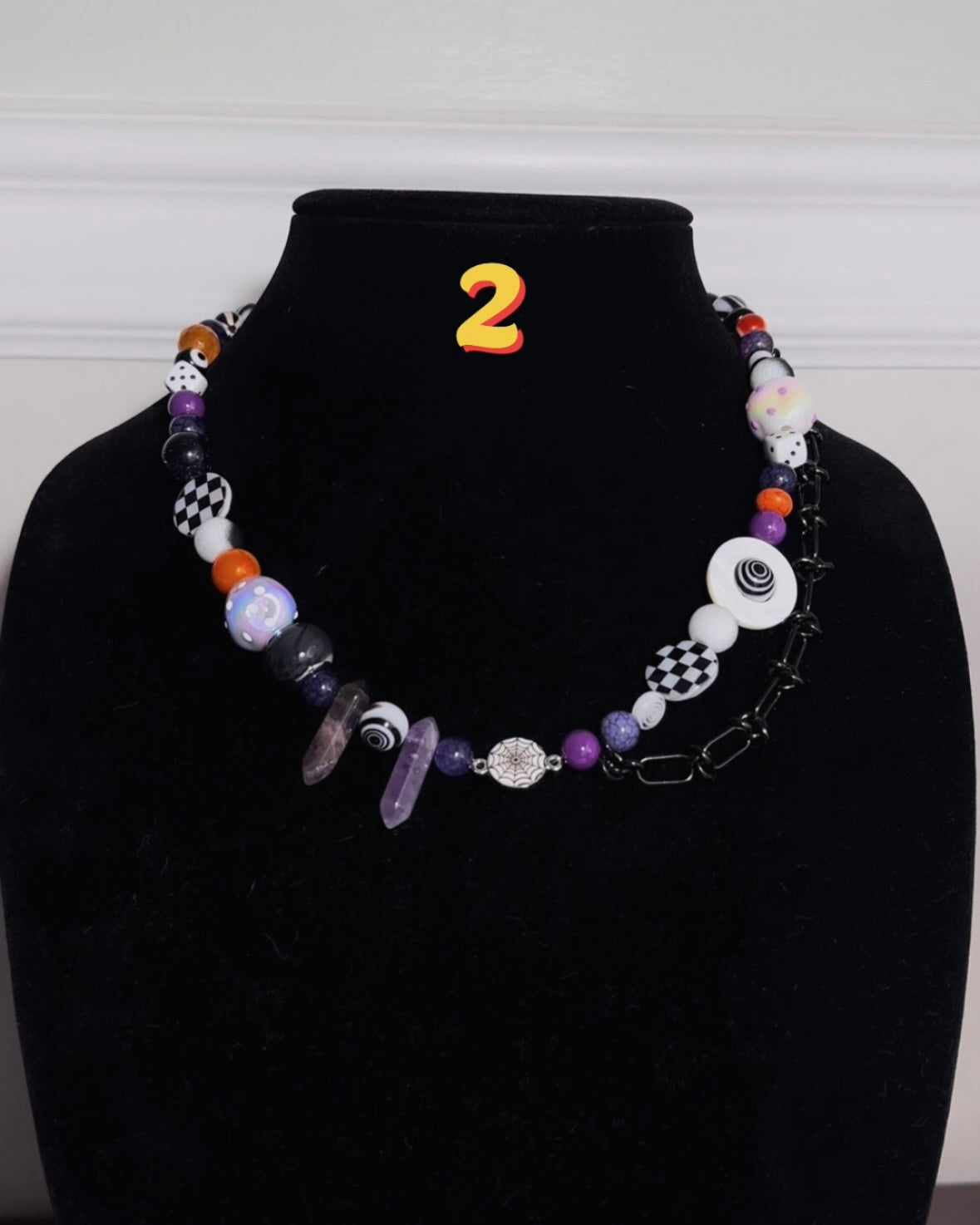 Halloween / Fall- Beaded Jewelry Collection: NECKLACES