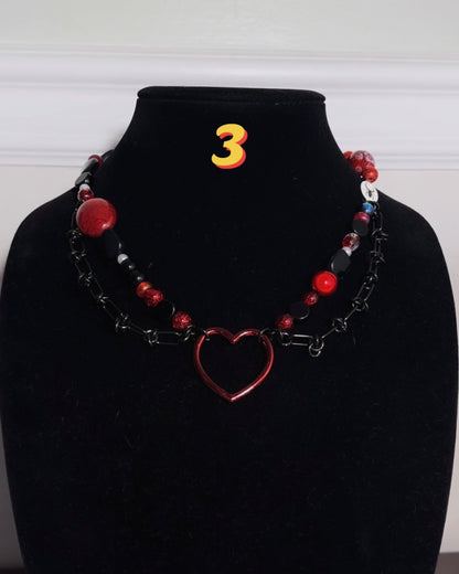 Halloween / Fall- Beaded Jewelry Collection: NECKLACES