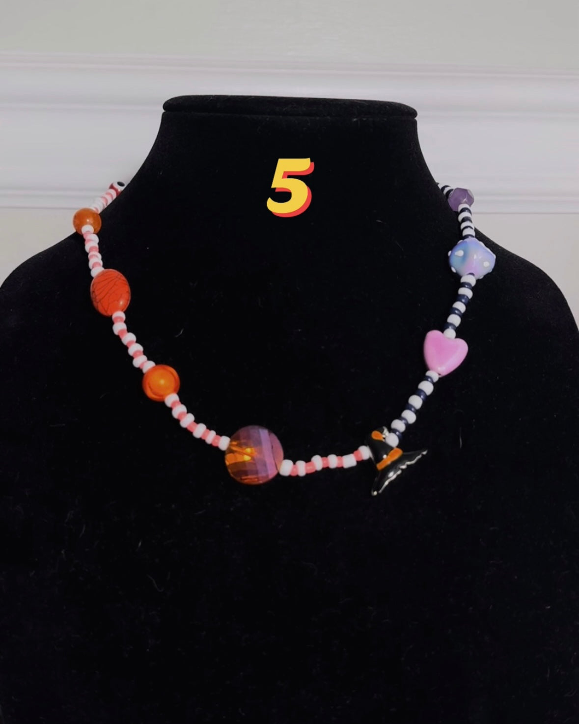 Halloween / Fall- Beaded Jewelry Collection: NECKLACES