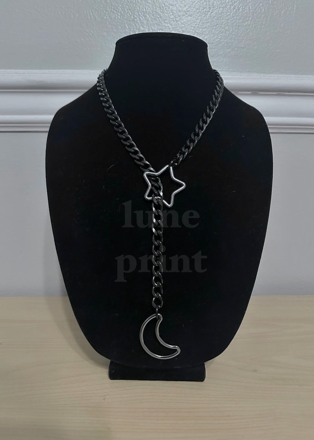 Gunmetal Celestial Slip Chain