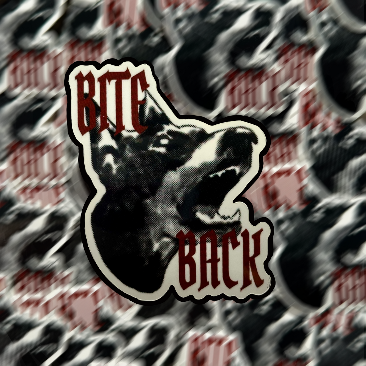 Bite Back Doberman Sticker